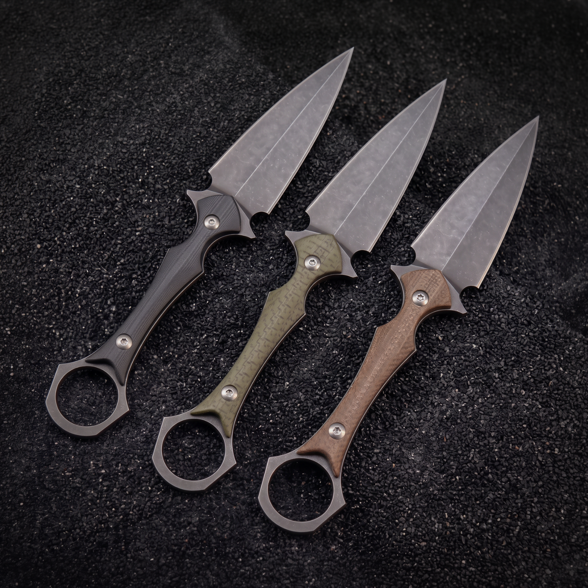 Phantom Fang knife – D2 Steel Double-Edge Dagger