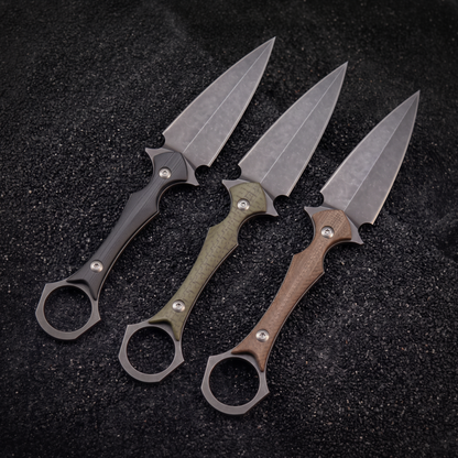 Phantom Fang knife – D2 Steel Double-Edge Dagger