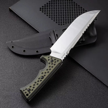 Titan Dominator Survival Knife | Heavy-Duty Fixed Blade, Kydex Sheath