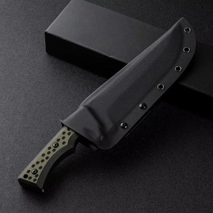 Titan Dominator Survival Knife | Heavy-Duty Fixed Blade, Kydex Sheath